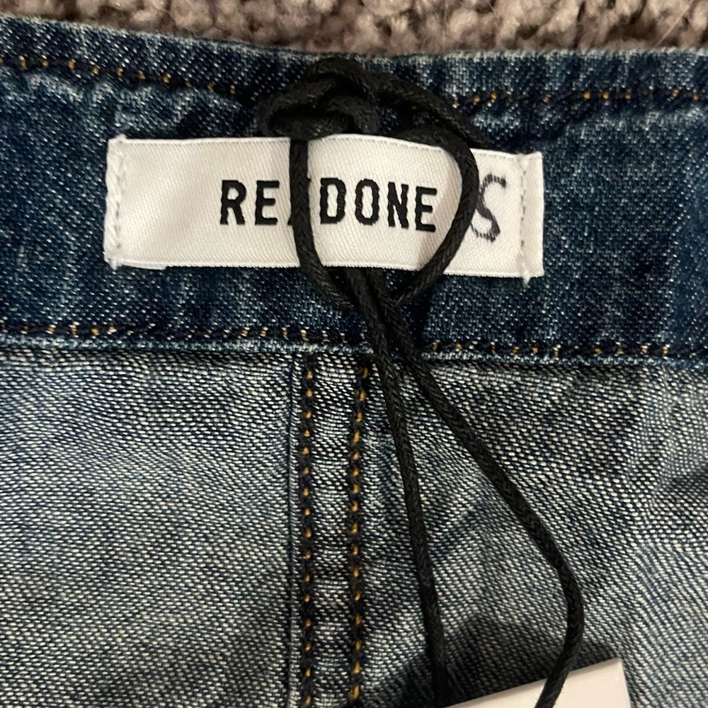 Re/Done Blue Denim Vest - Picture 5 of 5